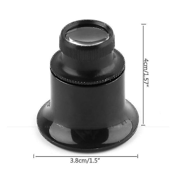 20x urmakare förstoringsglas, juvelerare inspektionslins smycken lupp för stämpel Tz