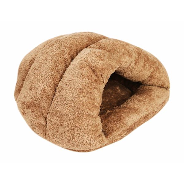 Hundbädd Katt Triangel Mysig Kudde Valp Plysch Katt Sovbädd Vinter Höst Hund Sova Tjock Fluffig Vagga Varm Katthus Inomhus Husdjurssäng Tvättbar