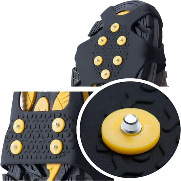 Universal Anti-Slip Insoles Non-Slip Protection On Smooth Wet And Icy Surfaces Non-Slip Soles For Easy Attachment To Shoes