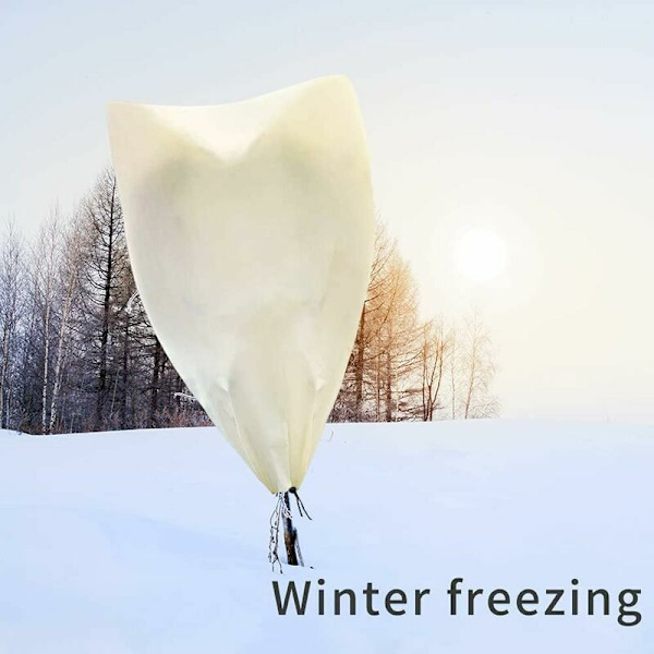 Växtskyddskåpa, vinterväxtskyddskåpa, vinterväxtskydd, vinterskydd för växter, 2-pack, 10080 cm ＆ 8060 cm