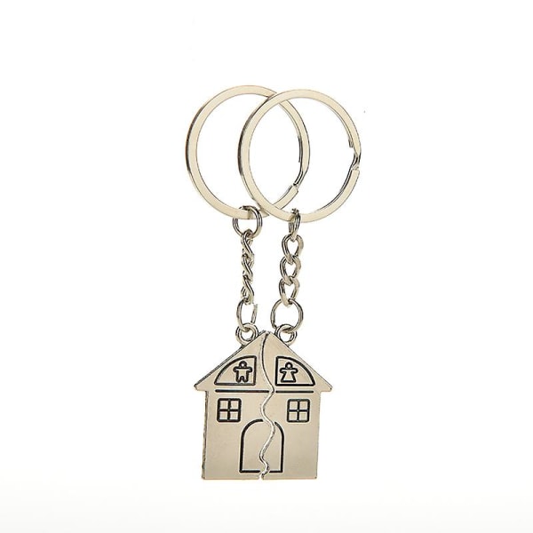 1 pari talon muotoinen avaimenperä avaimenperä ystäville ystävänpäivä  rakkaus avaimenperä 3cfe | Fyndiq