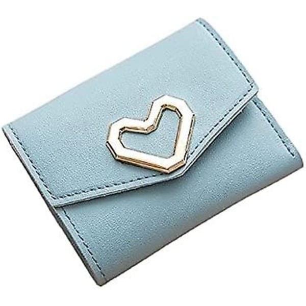 Pu-nahkainen sydämenmuotoinen pieni lompakko, neliön muotoinen,  kolminkertainen lompakko Lady Zero -lompakkolahja 56f6 | Fyndiq