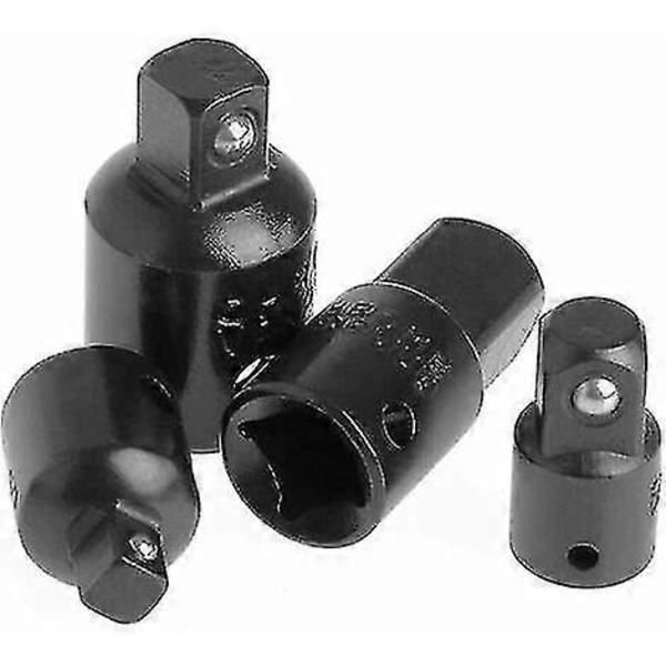 4 stk. Ratsjet Adapter Cr-v Impact Sokkel Nøgle 1/4\" 3/8\" 1/2\" Konverter Drev Reducer Luft Impact Nøgle Værktøjer
