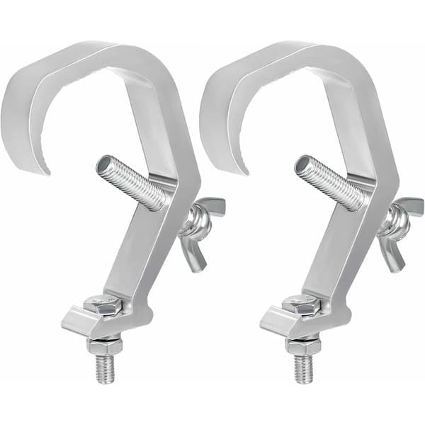 2 stk. metal scenelys klemmer C-beslag klemme til tunge scenelys Spotlight DJ Par Moving Head LED lys Spotlight scenelys tilbehør