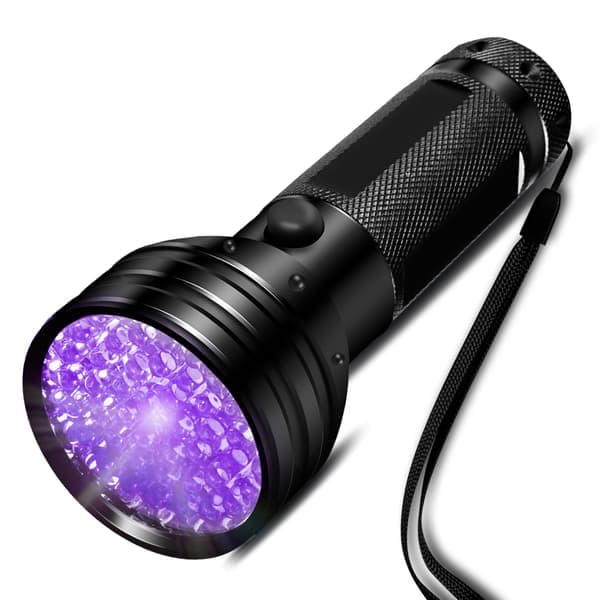 UV-taskulamppu 51 LED-helmellä 395nm vedenpitävä