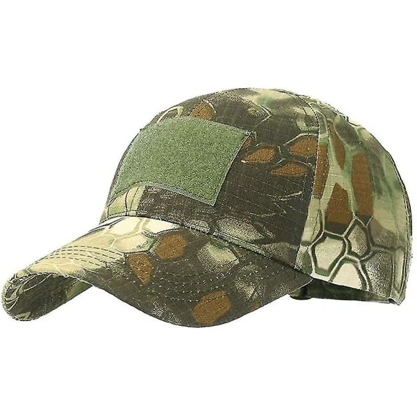 Camouflage Hat Udendørs Solhat Army Woodland Camo Tactical Cap Uv-beskyttelse