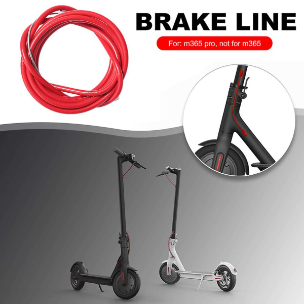 Rød scooter bremsekabel ståltråd Elektrisk scooter bremseledning udskiftningskabel til Xiaomi M365 Pro tilbehør