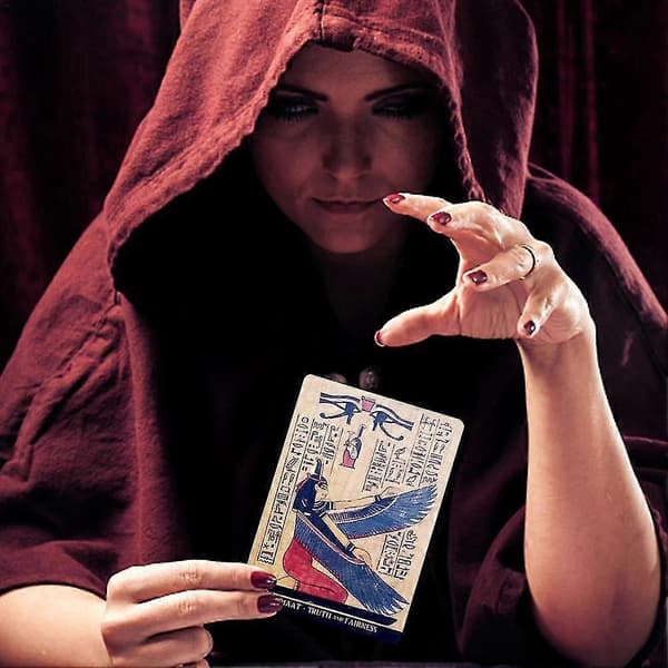 ÆGYPTISKE GUDER Oracle Kort Sæt Tarot Kort Sæt Multilingual ny