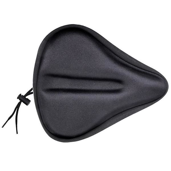 Stor cykelstolsskydd - Memory Foam & Super Soft Gel-säte med vattentätt överdrag med dragsko för mountainbikes motionscyklar