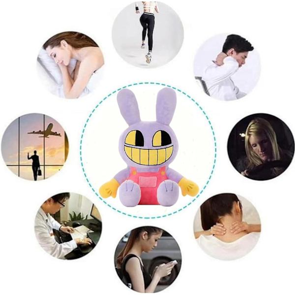 2 stk. The Amazing Digital Circus Plush, 11,8 tommer Pomni Plushies legetøj til tv-fans