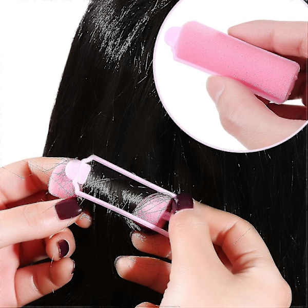 36 Stycken Skumsvamp Hårrollers Flexibla Hårstyling Curlers Svamp Curlers
