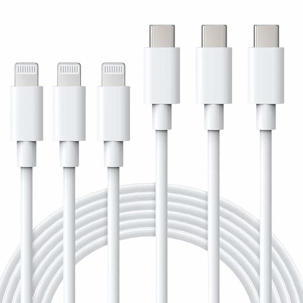 USB C til Lightning-kabel 3-pakning 1M iPhone hurtigladekabel PD hurtiglading Lightning til USB C-kabel kompatibel med 14/14Pro Max/14Pro