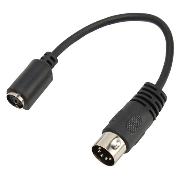 PS2 tastatur mus adapterkabel DIN 5-ben han til Mini DIN 6-ben hun 15cm