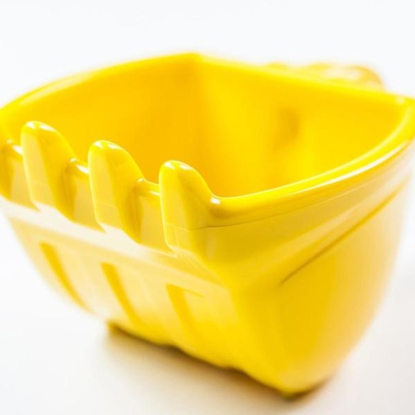 Kaffe Mugg, Rolig Kopp Grävmaskin Hink Kopp Med Spade Sked Kreativitet Te Kopp Mjölk Kaffe Mugg för Alla Hjärtans Dag, Födelsedag, Present Med Sked - Snngv Yellow