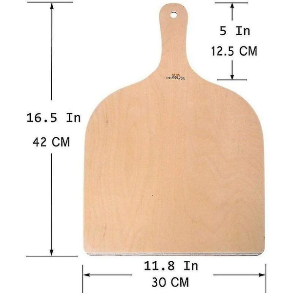 Wooden Pizza Shovel, Pizza Paddle For Pizzas, Pies, Bread Hs