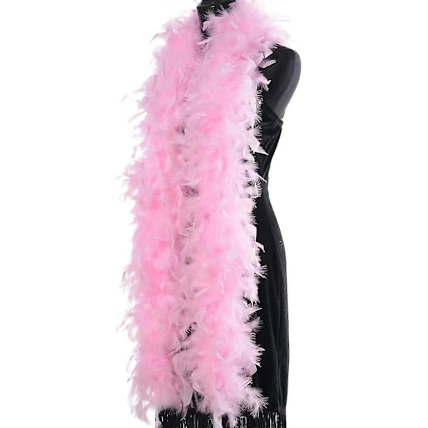 40 Gram, 1,8 meter Lang Fjærboa, Flott For Fest, Bryllup, Halloween pink