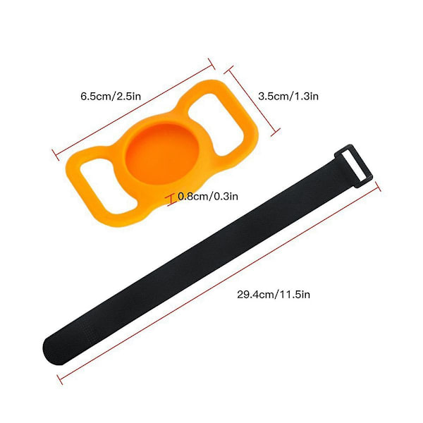 Drone Locator Strap Udskiftning Til 3 Air 2s Etui Tracker Locator Beskyttende Holder Med Rem Sort