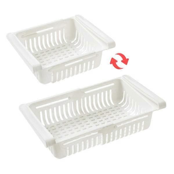 Förvaringslåda Kylskåpslåda Plastförvaring Vit