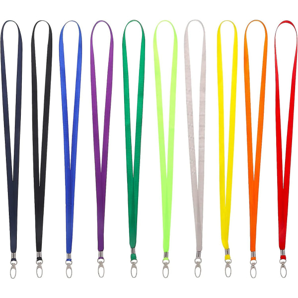 10 delar Halsband Nylon Vackert halsband Färgglad