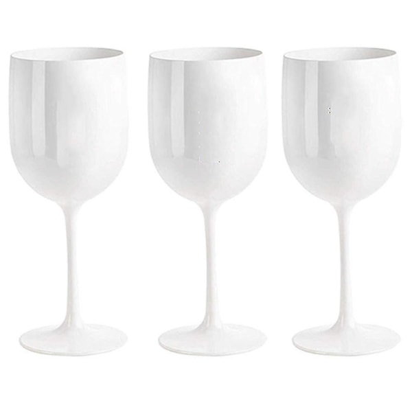 Elegante og uknuselige vinglass, plastvinglass, svært knusebestandige vinglass