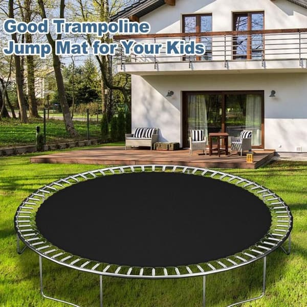Rund udskiftningsmåtte til trampolin (2,44 m) med 42 ringe – trampolintilbehør