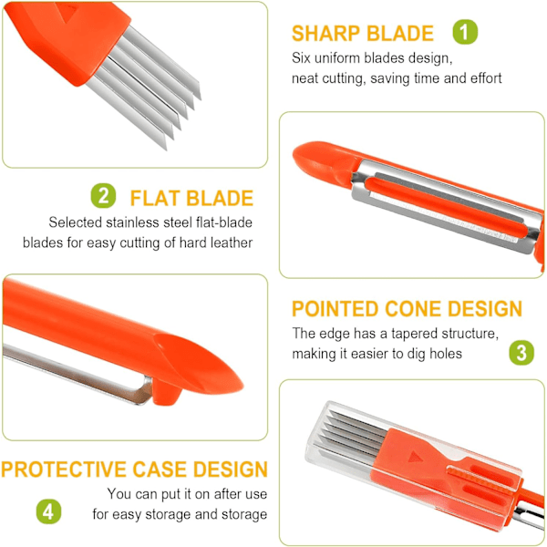 2 i 1 rustfritt stål gressløkhakker og skreller, gressløkkutter, gressløkhakker, løkhakker, løkkutter, grønnsakshakker, krydderhakker