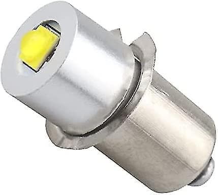 Page 13.5s Høyeffekt LED-pære, erstatningspære, DC 3V 6V 12V, 3W 230lm, 2 stk (p13.5s, varmhvit)