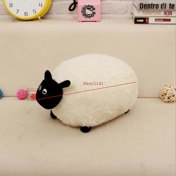 Shirley Pehmolelu Shaun The Sheep -hahmo Valkoinen Harmaa Vauvan lelu
