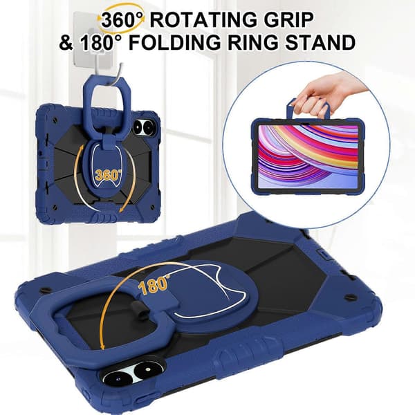 Silikon Hybrid PC-deksel for Xiaomi Redmi Pad Pro 12.1 Navy Black