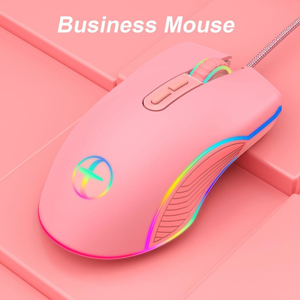 3200 Dpi Usb C Gaming Mus Computer Wried Optiske Mus Til Pc Gamer Rgb 4 Baggrundsbelysning Vejrtrækning Led