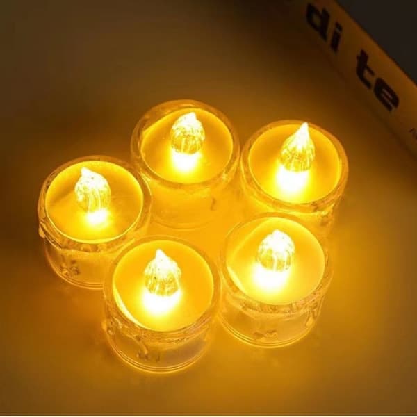 Flammeløse LED telys for fester, bryllup 24 stk 24pcs