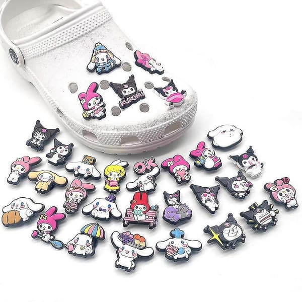 30 Sanrio Serie Hulsko Tilbehør, Brugerdefineret DIY Have Sko Spænde Tilbehør