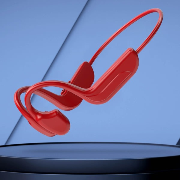 Bluetooth-kuulokkeet Luujohto Langattomat Kuulokkeet Urheilu Ulkoilun Stereo Kuulokkeet Kuulokemikrofoni - Red
