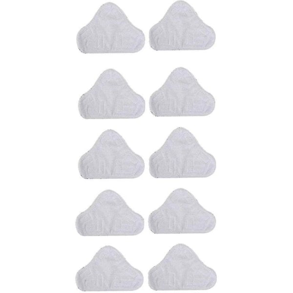 10-pack utbytes ångmopp mikrofiberduksdyna för H2o Mop X5 Triangular Drag