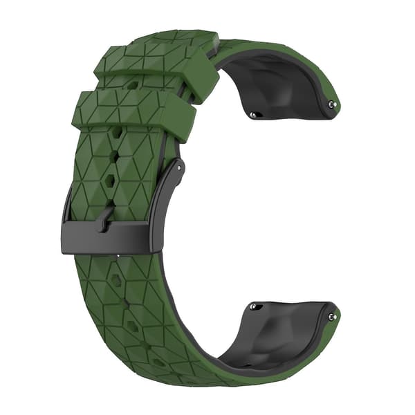 Silikone Urrem Til Suunto 7 Amygreen Black