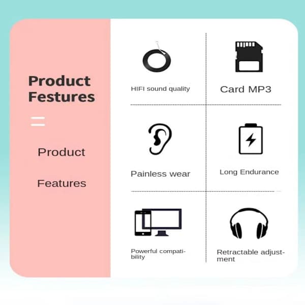 Langattomat Bluetooth-kuulokkeet Pink