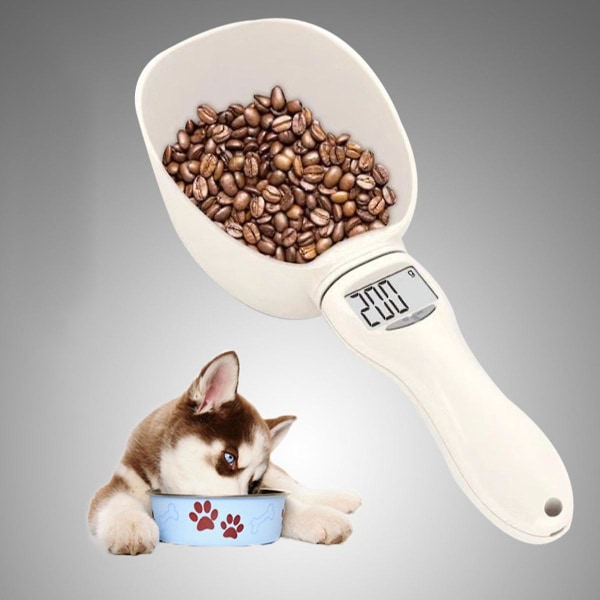 Lemmikkien ruoan mittalusikka, keittiön digitaalinen ruokalusikka koiran kissalle