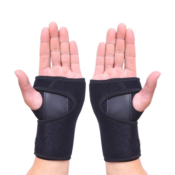 Håndleddsstøtter (2 STK) for karpaltunnelsyndrom, leddgikt og senebetennelse – pustende hånd- og håndleddsstøtte gir håndleddsskinne for leddsmerter