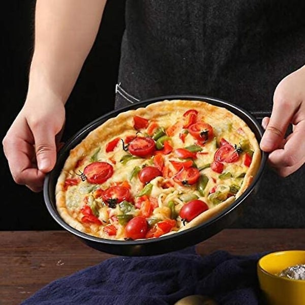 6" Pizza Pan Professional Premium Deep Dish Nonstick Leivinpannu