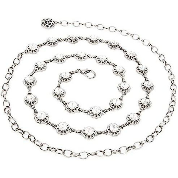 Kvinnors Rhinestone Bröllop Sash Kedja Bälte Midjebälte Höftbälte Rhinestone Bröllop