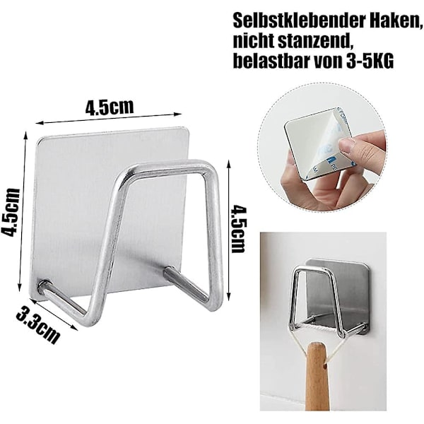 Självhäftande svamphållare - Köksvamphållare - Svamphållare - Kök