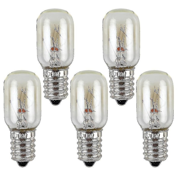 5 st Kylskåpslampa 15w Ersättning 220-240v Symaskinslampa Spiskåpa Lampa