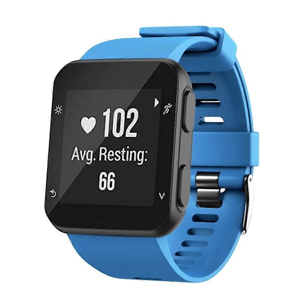 Silikoninen kellon ranneke Garmin Forerunner 35 -kelloon Sky Blue