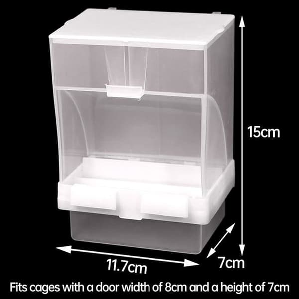 2 STK 450g Burfuglefoderautomat Automatisk Fuglefoderautomat Automatisk Fuglefrødispenser