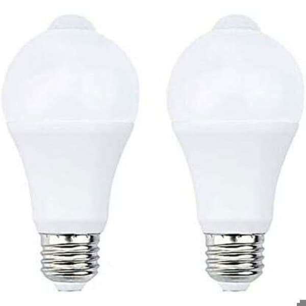 LED-pære med bevegelsessensor - LUSKYKA® - 12W - E27 - PIR infrarød bevegelsessensor