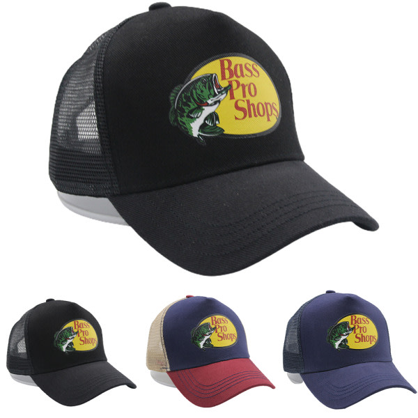 Bass pro shops Printed cap Outdoor fishing net hat -