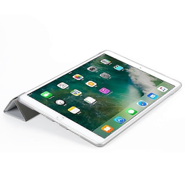 Origami Stativ Lær Smart Etui for iPad Air 10.5 (2019) / Pro 10.5 tommer (2017) Grey