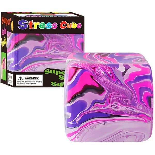 Stressavlastande leksak Nee Doh Dreamy Water Drop Flow Pattern Square Maltose Pinch Mouse Snowflake isbit 5CM rosa Snowflake ice cube 5CM pink