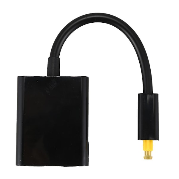 Digital Spdif Optisk Audio Splitter 2 Veis Toslink Splitter Adapter 1 Inngang 2 Utganger Spdif Optisk