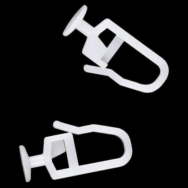 200 pak gardinskinner med 8,3 mm hovedfoldbare skinneskinner gardinskinne skinneskinner kroge til gardin Y